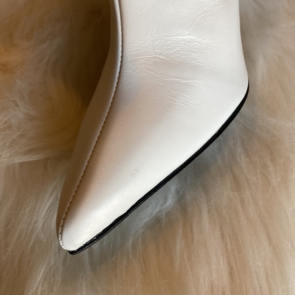 Rag & Bone Wes Boot in White Metallic Heel Size 38 - Picture 10 of 10